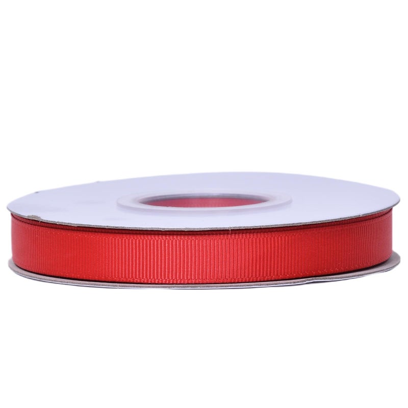 Ribest 1 inch Red Grosgrain Ribbon 50 Yards Per Roll for Crafts Bow Maker Wreaths Gift Wrapping Hair Accessories Wedding - Image 3